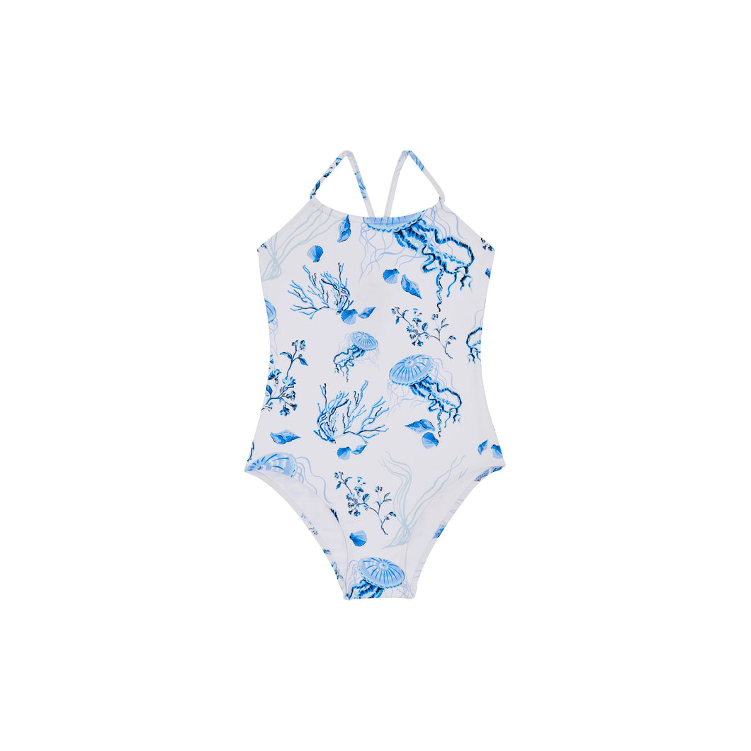 One-piece Swimsuit Medusa and Shells