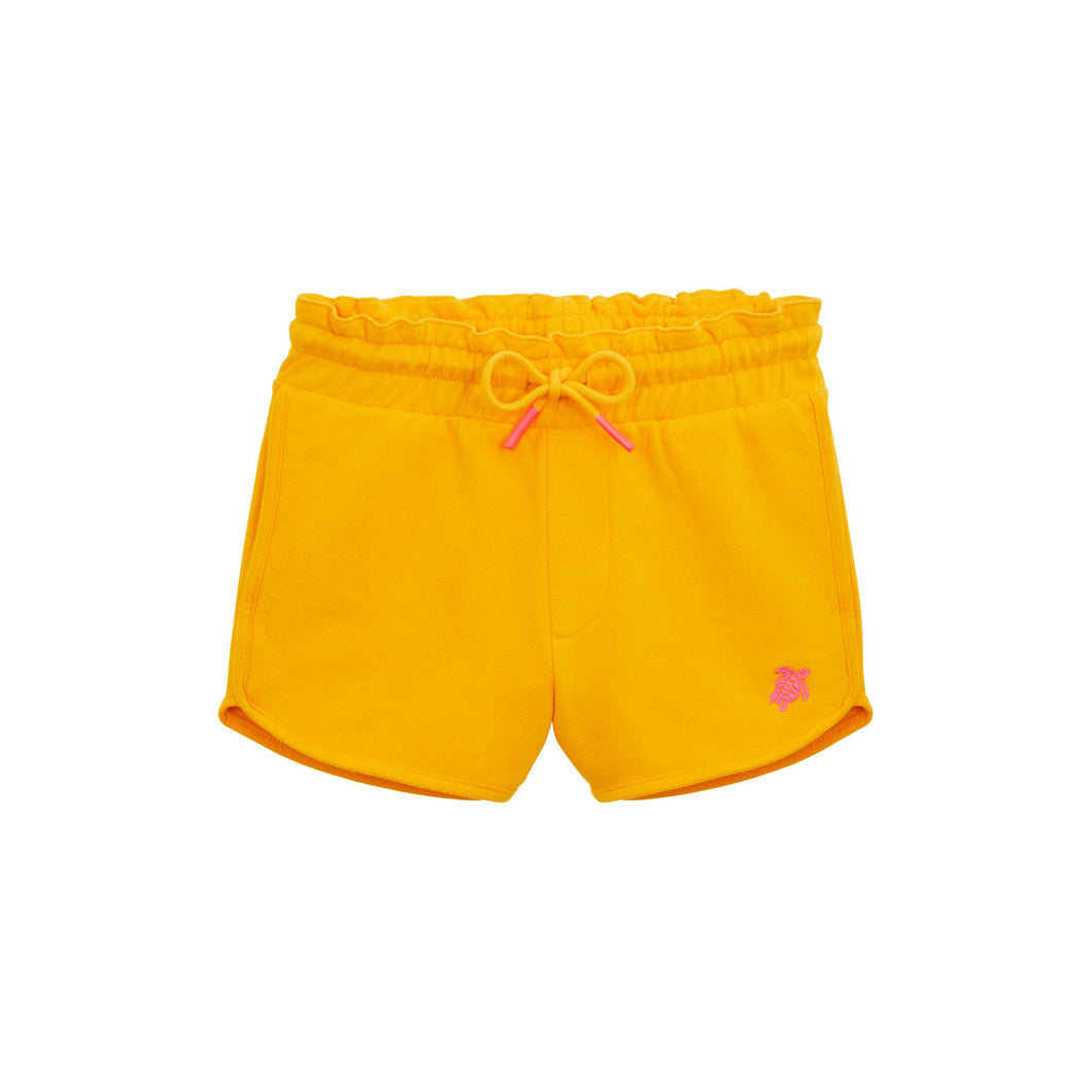 Organic Cotton Shorts Embroidered Turtle