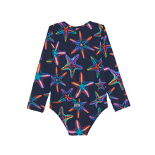 Load image into Gallery viewer, One-piece Swimsuit Rashguard Disco Stars
