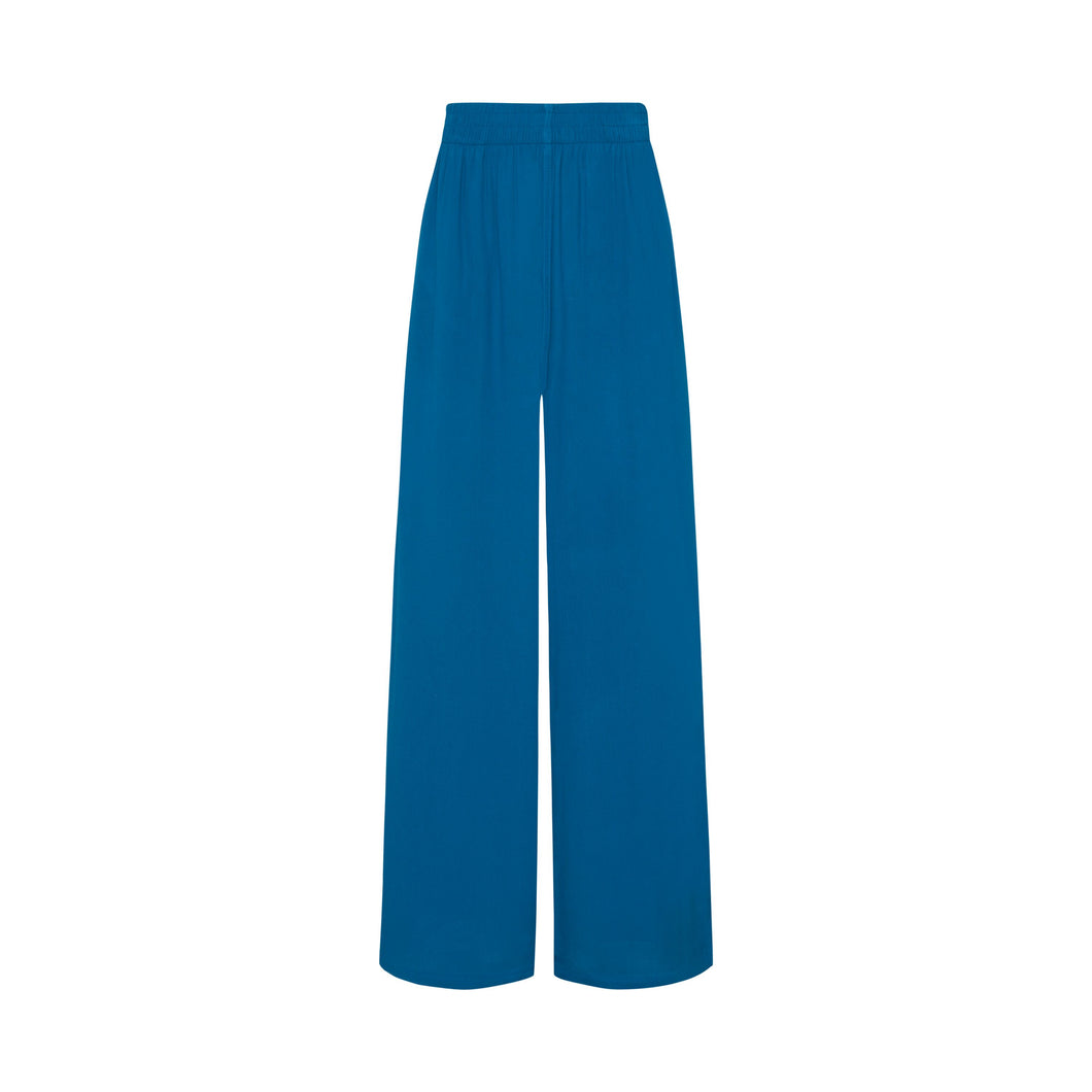 Wide-legs Viscose Pants