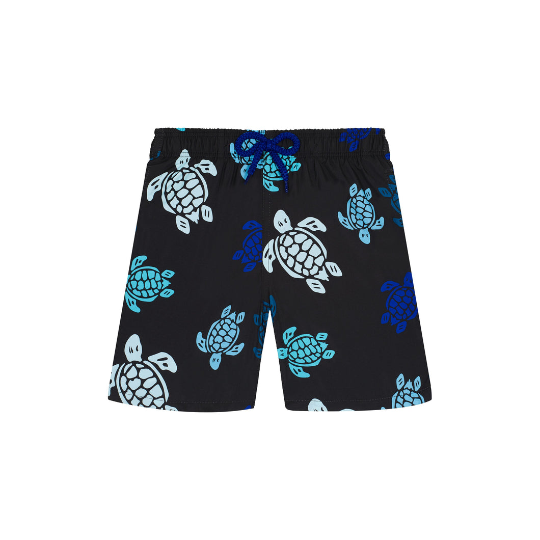 Ultra-light and packable Swim Trunks Tortues Multicolores