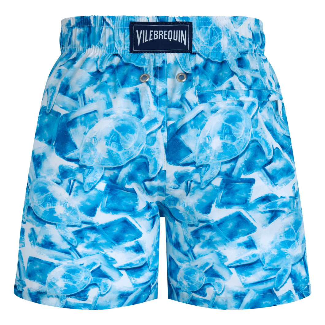 Ultra-Light and Packable Swim Trunks Iced Turtles