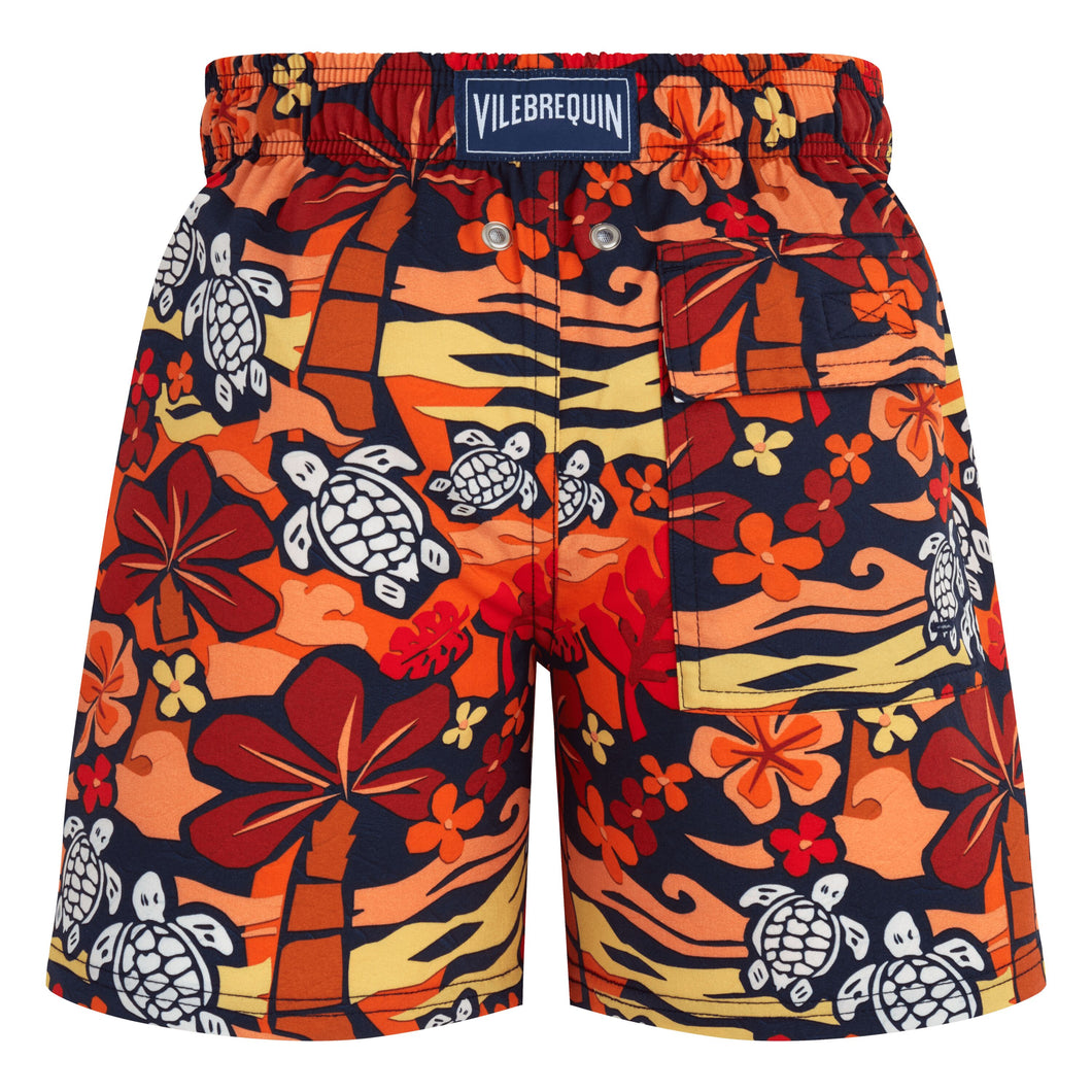 Stretch Swim Trunks Monoi Turtles