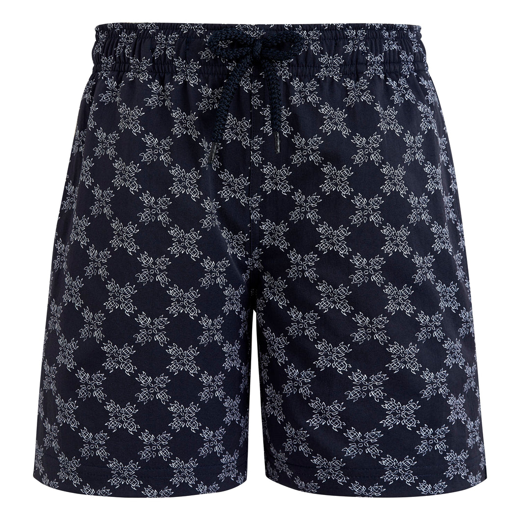 Stretch Swim Shorts Turtle Monogram