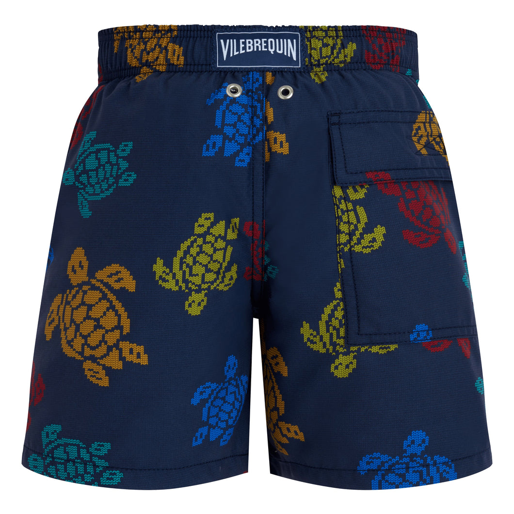 Swim Trunks Ronde des Tortues Tricot - Vilebrequin x Falke