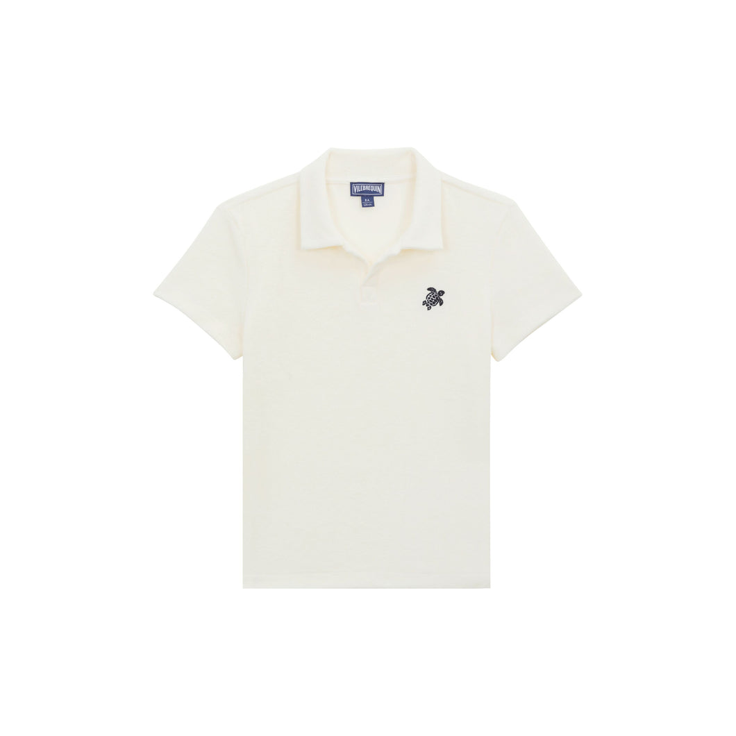 Terry Polo Embroidered Turtle