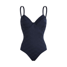 Load image into Gallery viewer, Underwire One-piece Swimsuit Turtles Monogram
