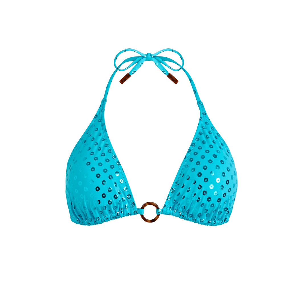 Triangle Bikini Top Relief Sparkling
