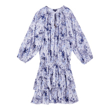 Load image into Gallery viewer, Ruffles Cotton Dress Riviera
