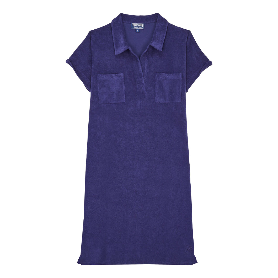 Terry Polo Dress Solid