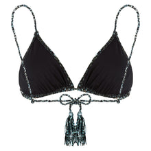 Load image into Gallery viewer, Rope Triangle Bikini Top Pearl
