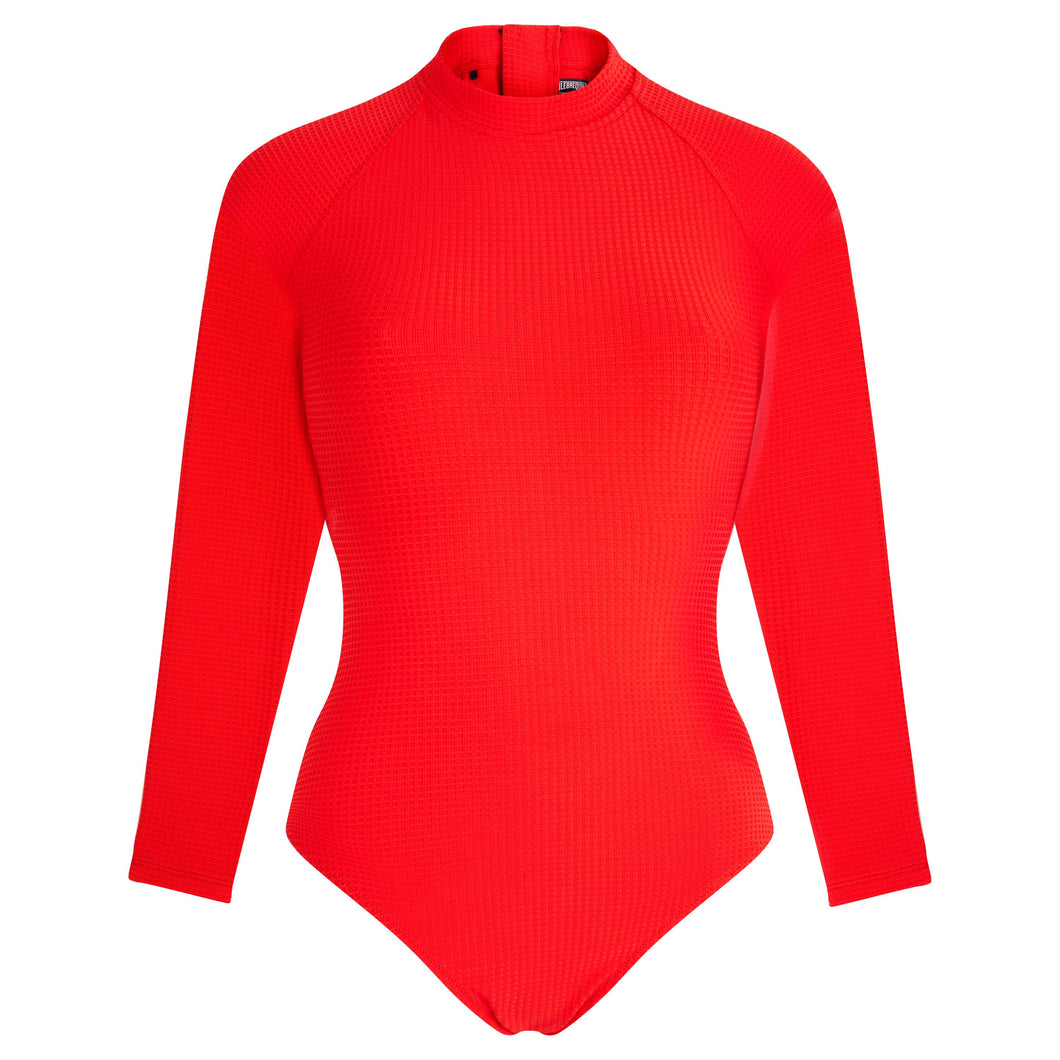 UV Protection One-Piece Rashguard Jacquard Vichy