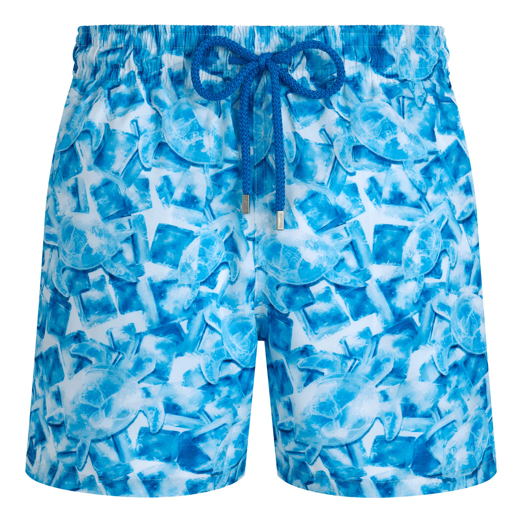 Ultra-Light and Packable Swim Trunks Iced Turtles
