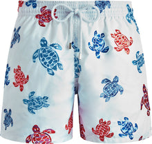 Load image into Gallery viewer, Swim Shorts Embroidered Tortue Multicolore - Limited Edition
