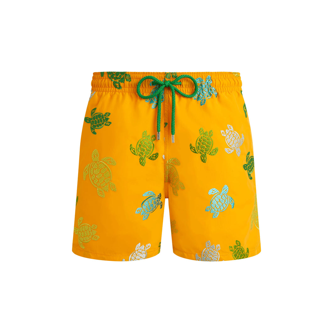 Swim Shorts Embroidered Tortue Multicolore - Limited Edition