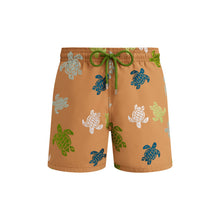Load image into Gallery viewer, Swim Shorts Embroidered Tortue Multicolore - Limited Edition
