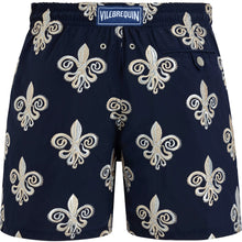 Load image into Gallery viewer, Swim Trunks Embroidered Fleur de Poulpe - Limited Edition
