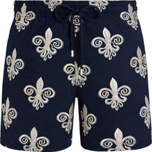 Load image into Gallery viewer, Swim Trunks Embroidered Fleur de Poulpe - Limited Edition
