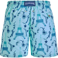 Load image into Gallery viewer, Swim Trunks Embroidered Poulpe Eiffel - Limited Edition
