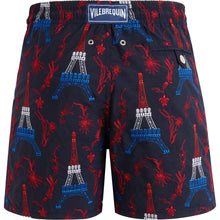 Load image into Gallery viewer, Swim Trunks Embroidered Poulpe Eiffel - Limited Edition
