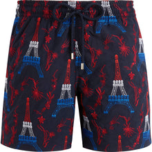Load image into Gallery viewer, Swim Trunks Embroidered Poulpe Eiffel - Limited Edition

