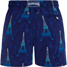 Load image into Gallery viewer, Swim Trunks Embroidered Poulpe Eiffel - Limited Edition
