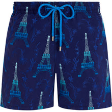 Load image into Gallery viewer, Swim Trunks Embroidered Poulpe Eiffel - Limited Edition
