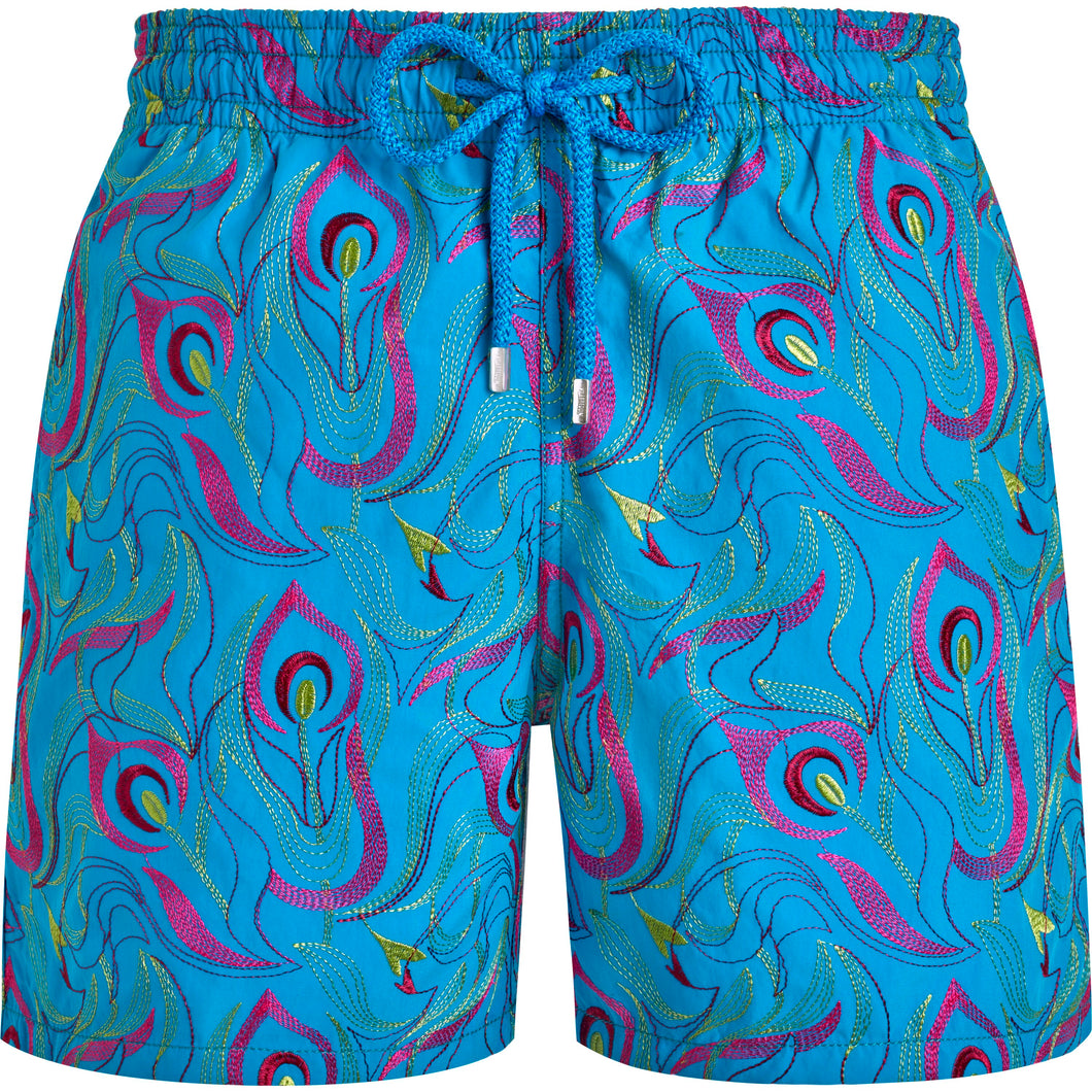 Swim Trunks Embroidered Camo Flowers - Limited Edition