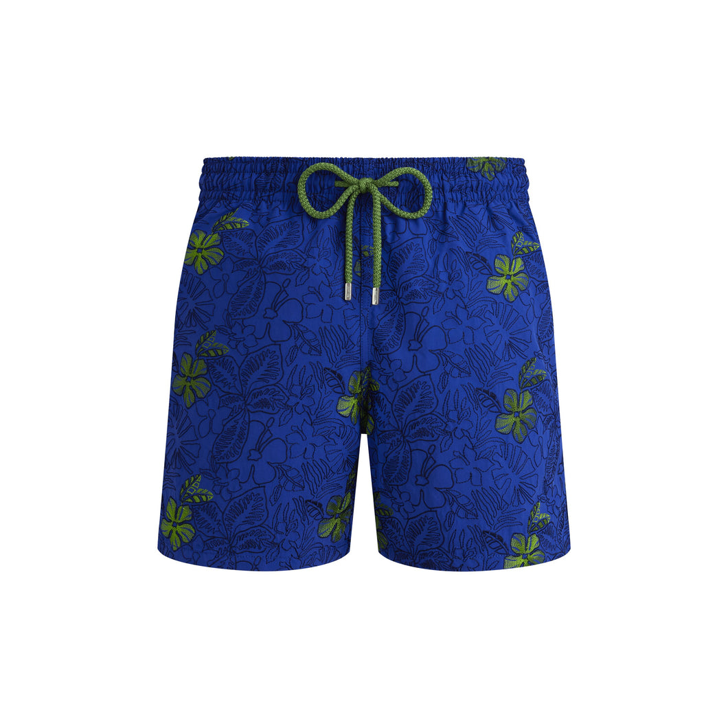 Swim Trunks Embroidered Flowers - Limited Edition