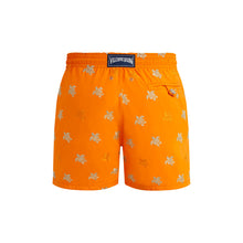 Load image into Gallery viewer, Swim Trunks Embroidered Micro Ronde des Tortues Diagonale - Limited Edition
