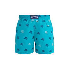 Load image into Gallery viewer, Swim Trunks Embroidered Micro Ronde des Tortues Diagonale - Limited Edition
