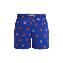Load image into Gallery viewer, Swim Trunks Embroidered Micro Ronde des Tortues Diagonale - Limited Edition
