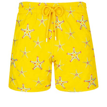 Load image into Gallery viewer, Swim Trunks Embroidered Starfish Dance - Limited Edition
