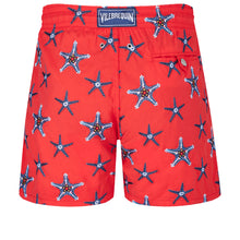 Load image into Gallery viewer, Swim Trunks Embroidered Starfish Dance - Limited Edition
