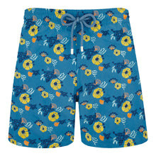 Load image into Gallery viewer, Swim Trunks Embroidered Flowers and Shells - Limited Edition

