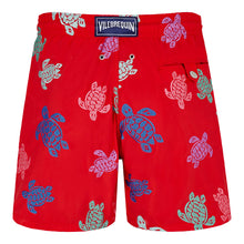 Load image into Gallery viewer, Swim Trunks Embroidered Tortue Multicolore - Limited Edition

