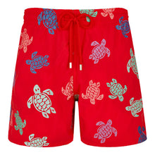 Load image into Gallery viewer, Swim Trunks Embroidered Tortue Multicolore - Limited Edition
