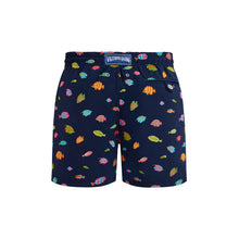 Load image into Gallery viewer, Swim Trunks Embroidered Fishy Dance - Limited Edition
