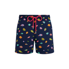 Load image into Gallery viewer, Swim Trunks Embroidered Fishy Dance - Limited Edition
