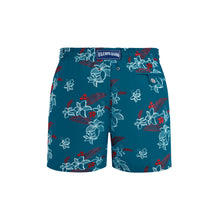 Load image into Gallery viewer, Swim trunks Embroidered Flowers Power
