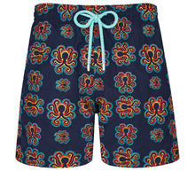 Load image into Gallery viewer, Swim Trunks Embroidered Poulpes Neon - Limited Edition
