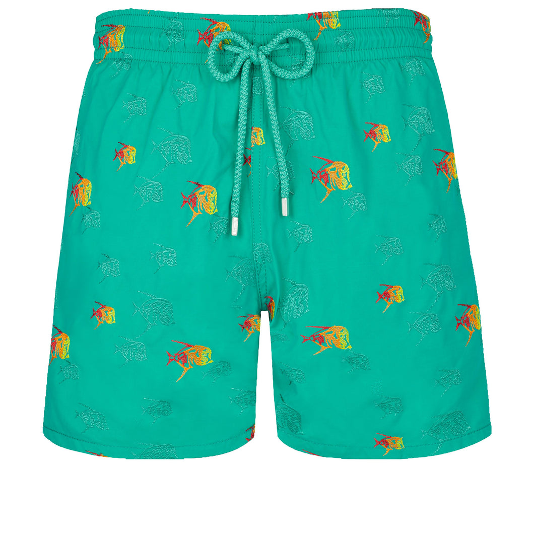 Swim Trunks Embroidered Piranhas - Limited Edition
