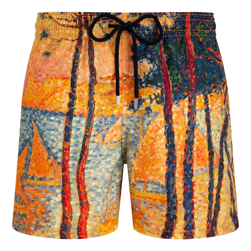 360 Swim Trunks Voile et Pins - Vilebrequin x Paul Signac