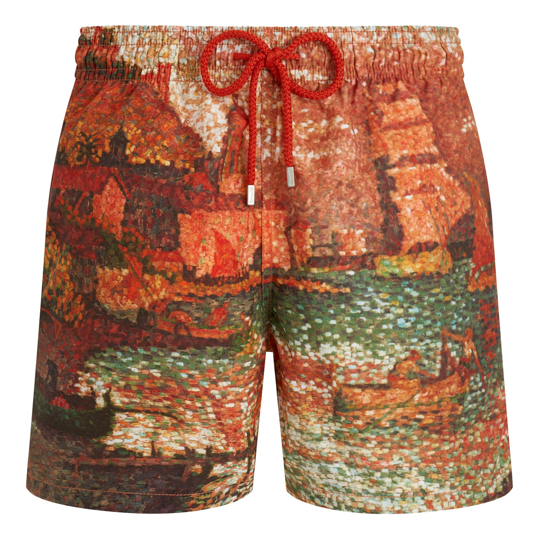 360 Swim Trunks Sortie Du Port De St Tropez - Vilebrequin x Paul Signac