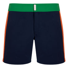Load image into Gallery viewer, Stretch Swim Trunks Flat Belt Color Block
