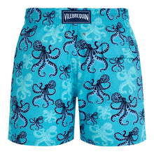 Load image into Gallery viewer, Stretch Short Swim Trunks Poulpes
