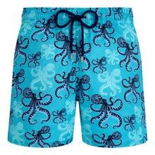 Load image into Gallery viewer, Stretch Short Swim Trunks Poulpes
