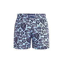 Load image into Gallery viewer, Stretch Short Swim trunks Jungle Leaves
