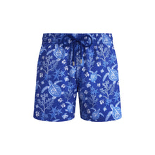 Load image into Gallery viewer, Stretch Short Swim Shorts X-Ray Turtles
