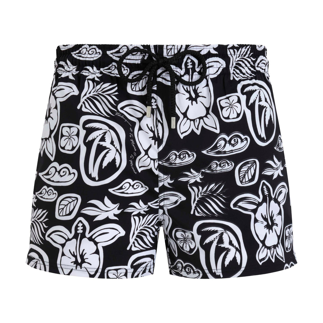 Short Swim Trunks Tahiti Turtles
